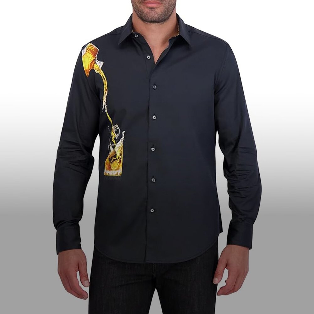 ROBERT GRAHAM ON ICE WOVEN BUTTON DOWN SHIRT